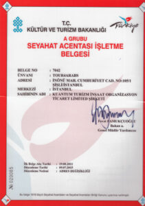 TURSAB BELGESİ